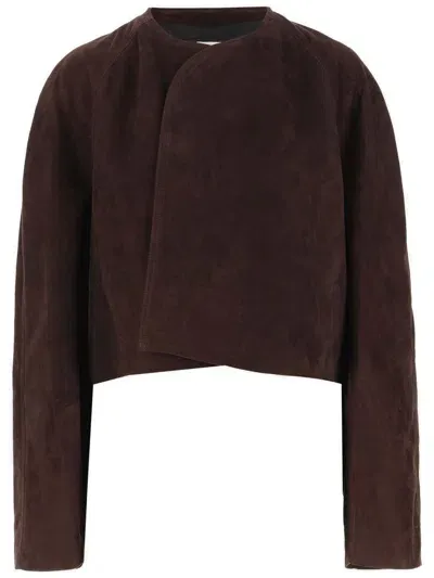 Khaite The Garothy Jacket In Brown