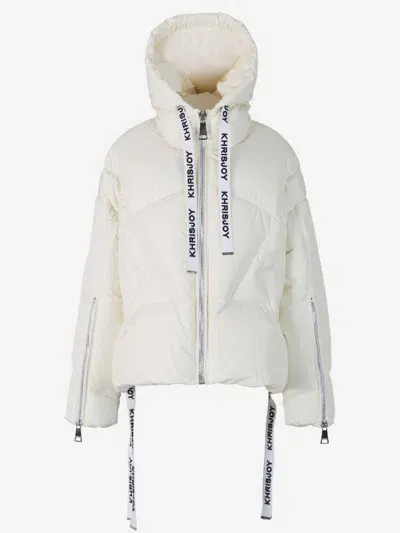 Khrisjoy Down Padded Jacket In Beige