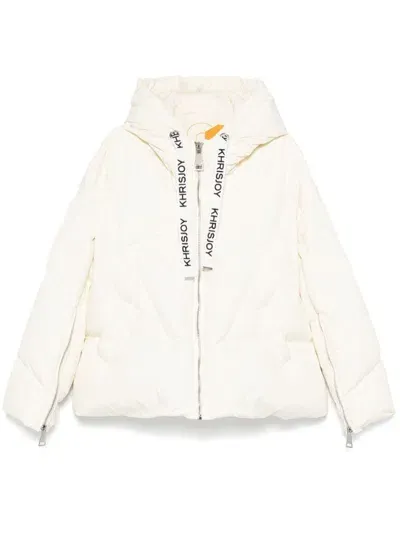 Khrisjoy Khris Puffer Jacket In Beige