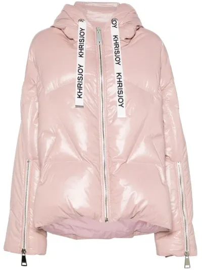 Khrisjoy Khris Shiny Puffer Jacket In Multicolor