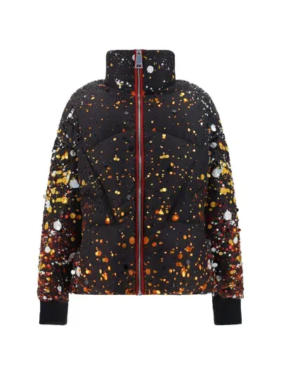 Khrisjoy Moon Fireworks Down Jacket In Black