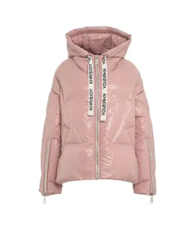 Khrisjoy Pink Khris Shorty Puffer Jacket