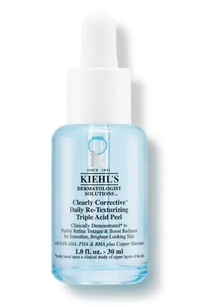 Kiehl's Since 1851 Clearly Corrective Daily Re-texturizing Triple Acid Peel 1 Oz. In 30ml