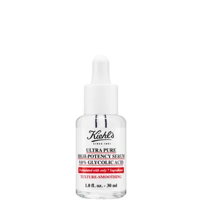 Kiehl's Since 1851 Kiehl's Ultra Pure 10% Glycolic Acid Texture-smoothing High-potency Serum 30ml In White