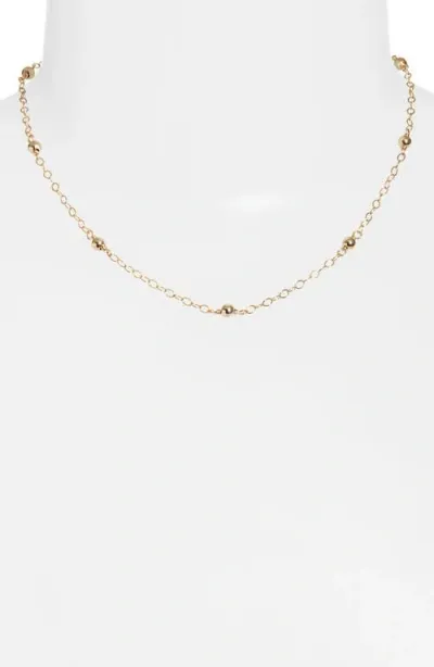 Ki-ele Randie Station Necklace In Gold