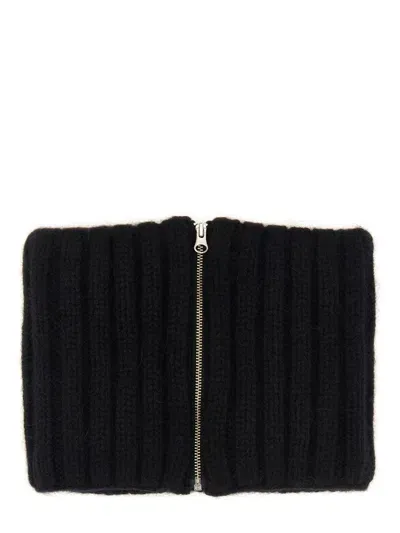 Kijima Takayuki Knitted Neck Warmer In Black