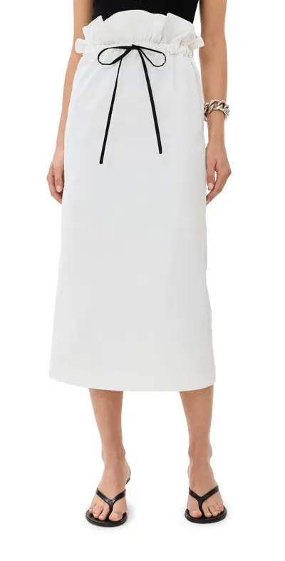 Kika Vargas Naomi Skirt White Twill White