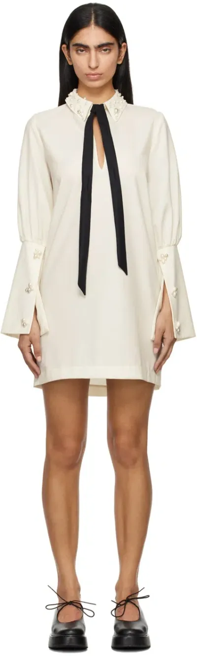 Kika Vargas White Malala Minidress