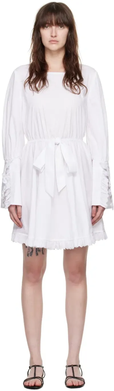 Kika Vargas White Yuri Minidress