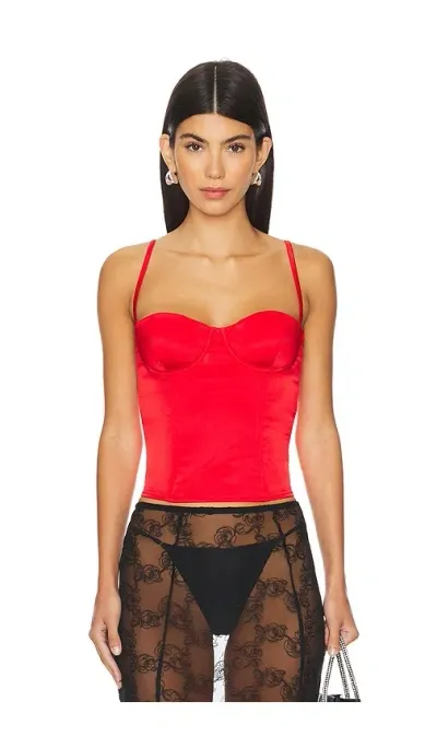 Kiki De Montparnasse Tous Les Jours Bustier In Red