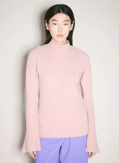 Kiko Kostadinov Arc Top In Pink