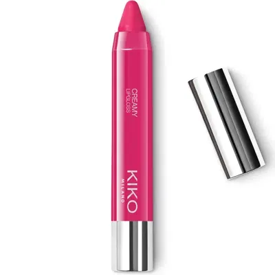 Kiko Milano Creamy Lipgloss 2.8g (various Shades) - 109 Pearly Fuchsia In White