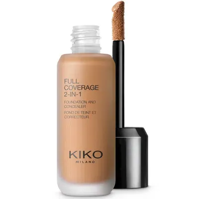 Kiko Milano Full Coverage 2-in-1 Foundation And Concealer 25ml (various Shades) - 105 Warm Beige In White