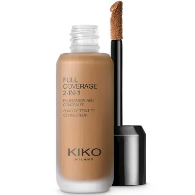 Kiko Milano Full Coverage 2-in-1 Foundation And Concealer 25ml (various Shades) - 120 Warm Beige In White