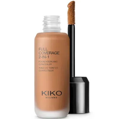 Kiko Milano Full Coverage 2-in-1 Foundation And Concealer 25ml (various Shades) - 145 Neutral In Brown