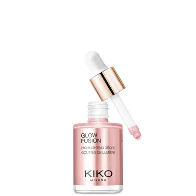 Kiko Milano Glow Fusion Highlighting Drops 10ml (various Shades) - 01 Platinum Rose In White