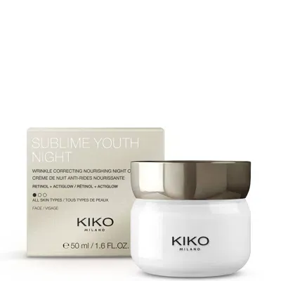 Kiko Milano Sublime Youth Night Cream 50ml In White