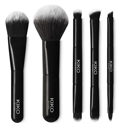 Kiko Milano Travel Brush Set In White