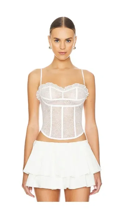 Kim Shui Bustier-top In White