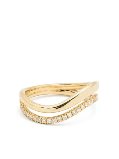 Kimai 18kt Yellow Gold Bay Diamond Ring In 金色