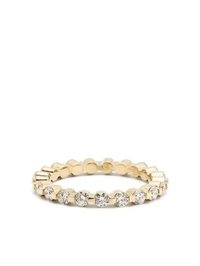 Kimai 18kt Yellow Gold Castle Eternity Diamonds Ring In 金色