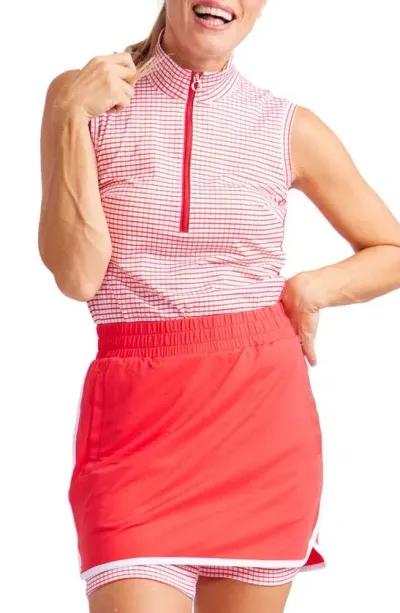 Kinona Keep It Covered Sleeveless Golf Top In Power Grid