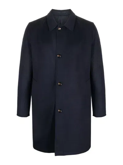 Kired Peak Cashmere Coat In Black