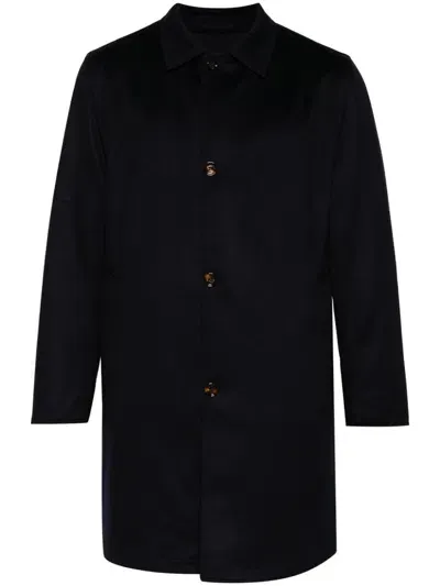 Kired Peak Coat In Blue