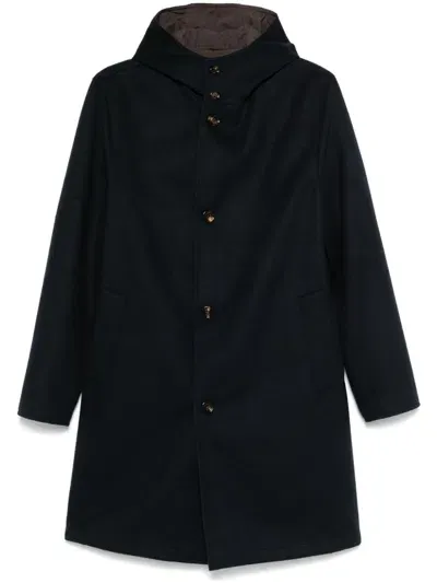 Kired Peak Coat In Blue