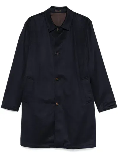 Kired Peak Coat In Blue