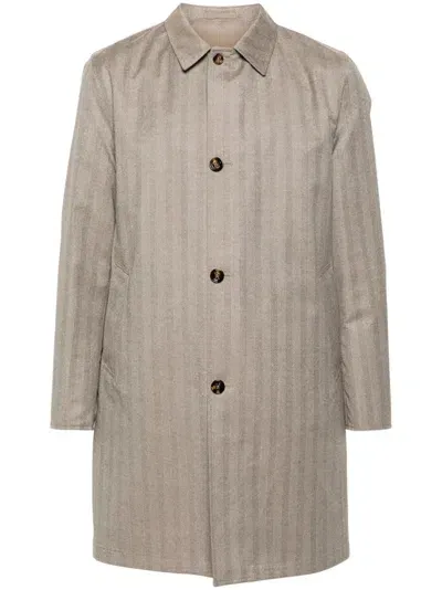 Kired Reversible Coat In Neutrals