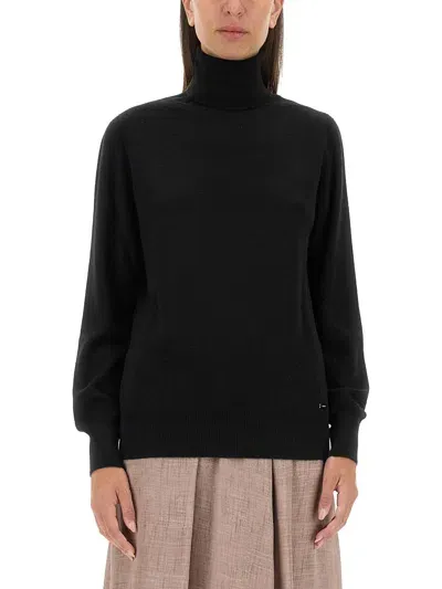 Kiton Cashmere Sweater In Black