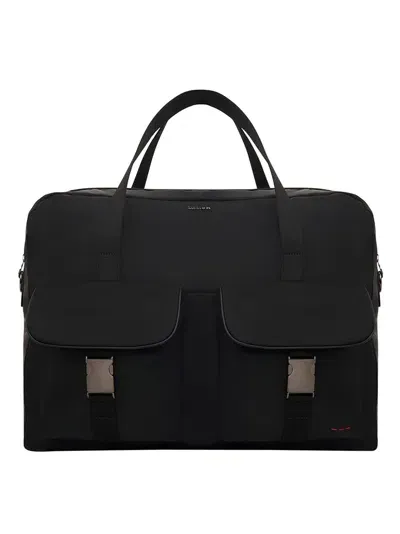 Kiton Duffle Bag Polyamide/nylon In Black