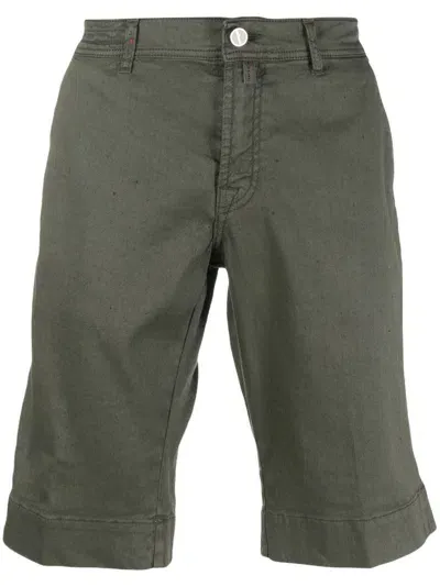 Kiton Knee-length Chino Shorts In Green