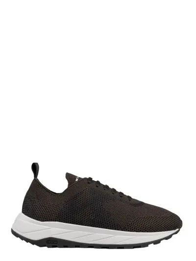 Kiton Scarp A Sneakers Uomo In Brown