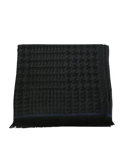 Kiton Scarves In Black