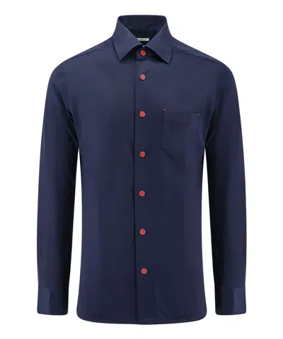 Kiton Shirt In Blue