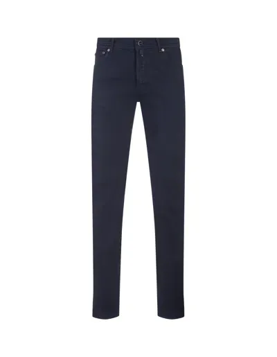 Kiton Slim Fit Jeans In Night Blue Denim