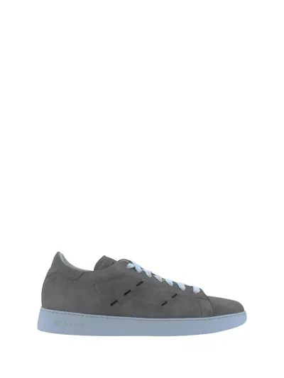 Kiton Sneakers In Ash Grey