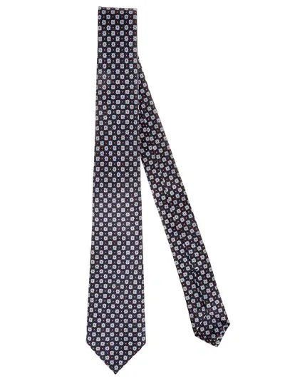 Kiton Tie In Blue