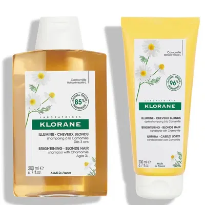 Klorane Camomile Duo For Blonde Hair In White