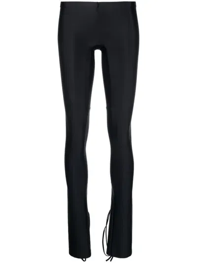 Knwls Ankle Tie Sport Leggings In Black