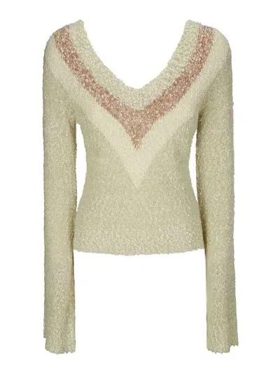 Knwls Explosion Jumper In Cream