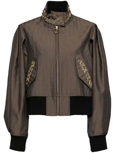 Kolor Embroidered Wool-blend Jacket