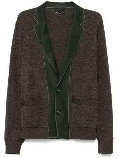 Kolor Panelled Blazer In Brown