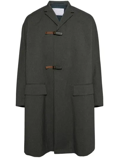 Kolor Single-breasted Duffle Coat In Grey