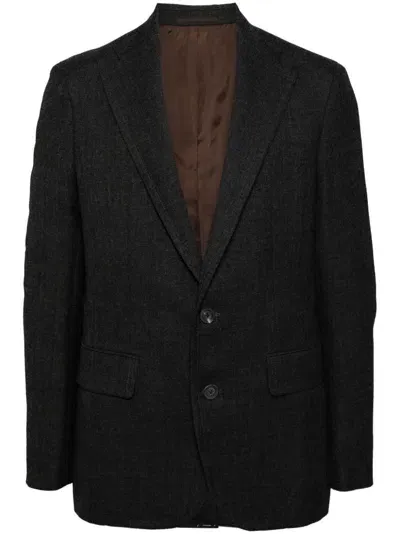 Kolor Single-breasted Wool Blazer In A