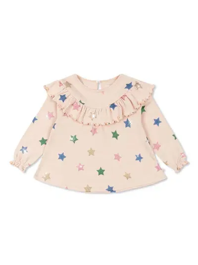 Konges Sløjd Babies' Malli Glitter Blouse In Pink