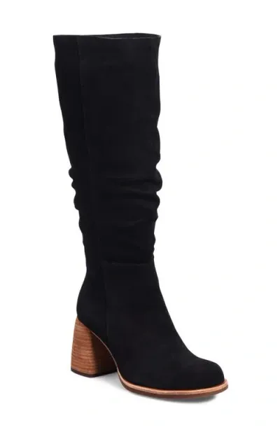 Kork-ease ® Abbott Knee High Boot In Black Suede