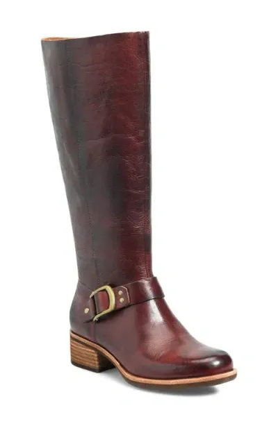 Kork-ease ® Carli Knee High Boot In Burgundy Leather